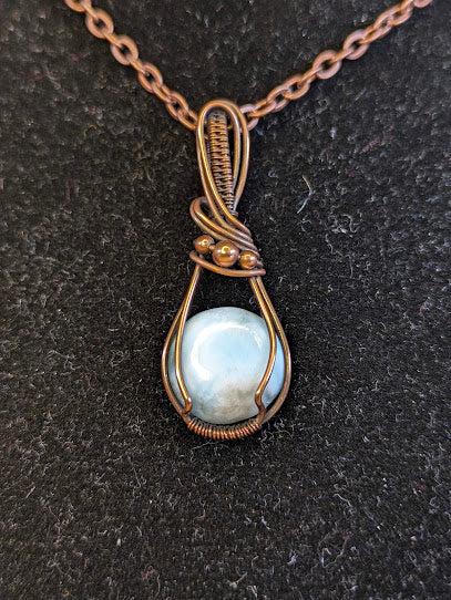 Larimar Ketting Koper