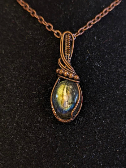 Labradoriet Ketting Koper