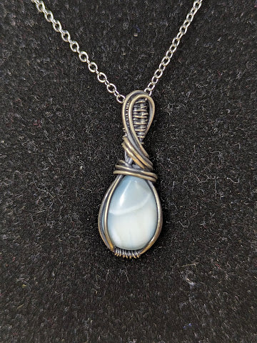 Larimar Ketting Zilver