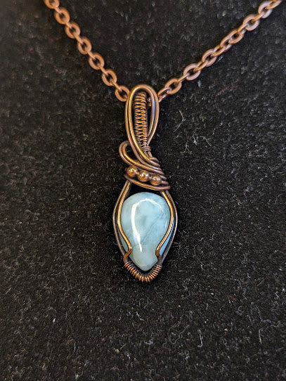 Larimar Ketting Koper