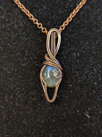 Labradoriet Ketting Koper