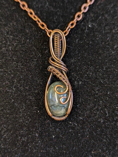 Labradoriet Ketting Koper